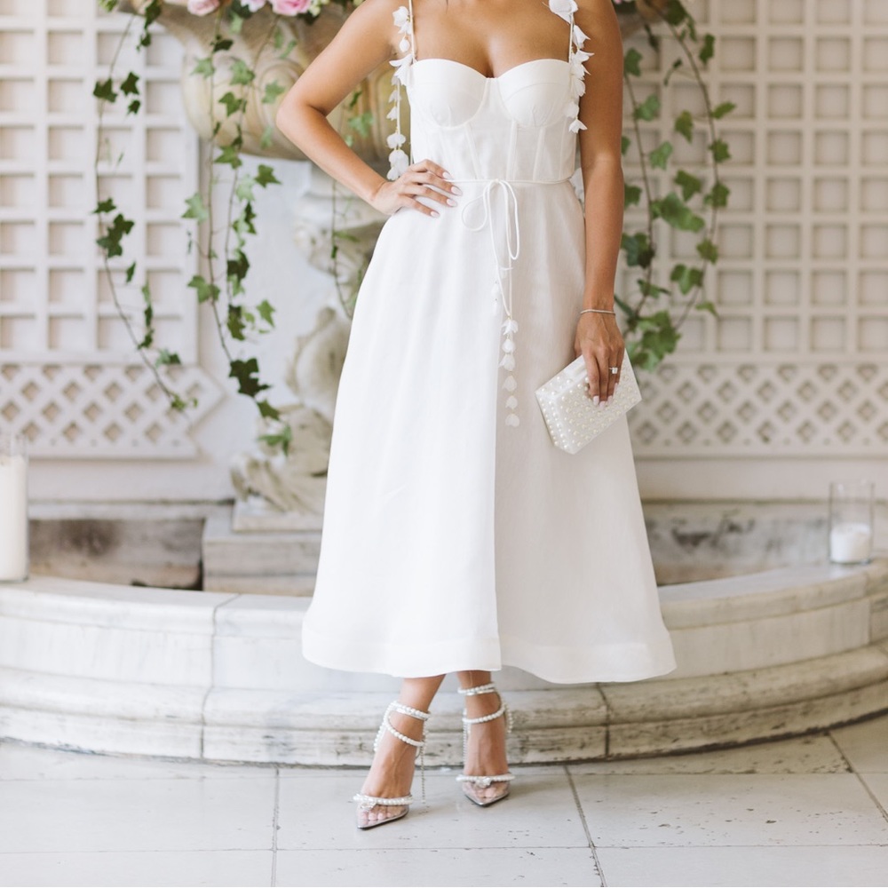 ZIMMERMAN DRESS WORN ONCE- sold out everywhere! PERFECT FOR BRIDES